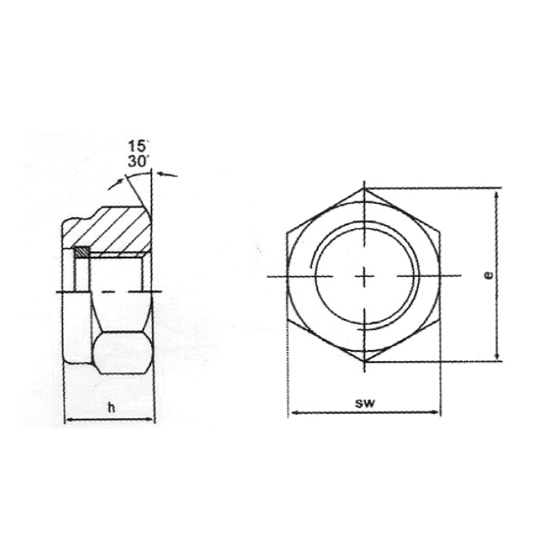 Premium Turkish ProductsOnline Shop Hexagon Nylon Insert Nuts DIN 985