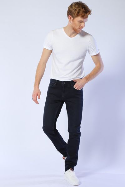 Picture of Men's regular waist cotton trousers