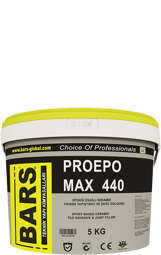 Show details for Proepo Max 440 – R2TEPOXY BASED CERAMIC ADHESIVE & GROUTING R2T Tarik