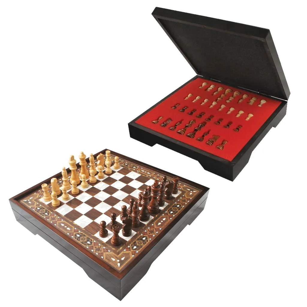 VIP Wooden Chess Set With Wooden Chess Pieces Chess Sets 