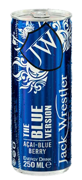 Picture of 250 Ml Can Jack Wrestler Blue Energy Drink 