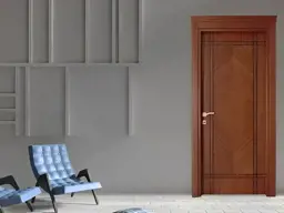 Show details for Walnut wood door - MSF - 14 Tarik