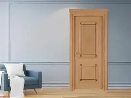 Show details for Walnut wood door - MSF - 15 Tarik