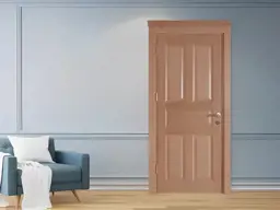 Show details for Walnut wood door - MSF - 16 Tarik