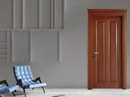 Show details for Walnut wood door - MSF - 18 Tarik