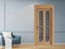 Show details for Walnut wood door - MSF - 22 Tarik