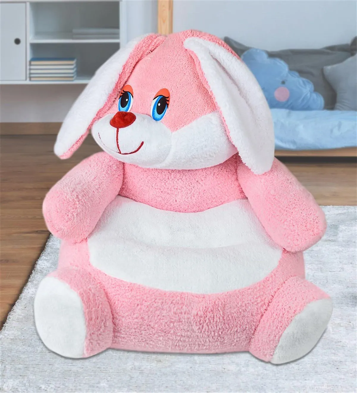 Bunny plush sales baby seat